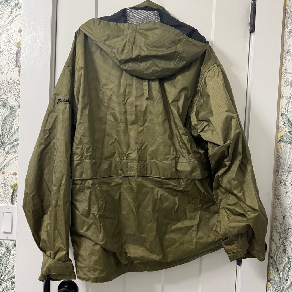Bimini Bay Outfitters Ltd Men’s Waterproof Breathable Jacket Hooded Medium Olive - Picture 2 of 8